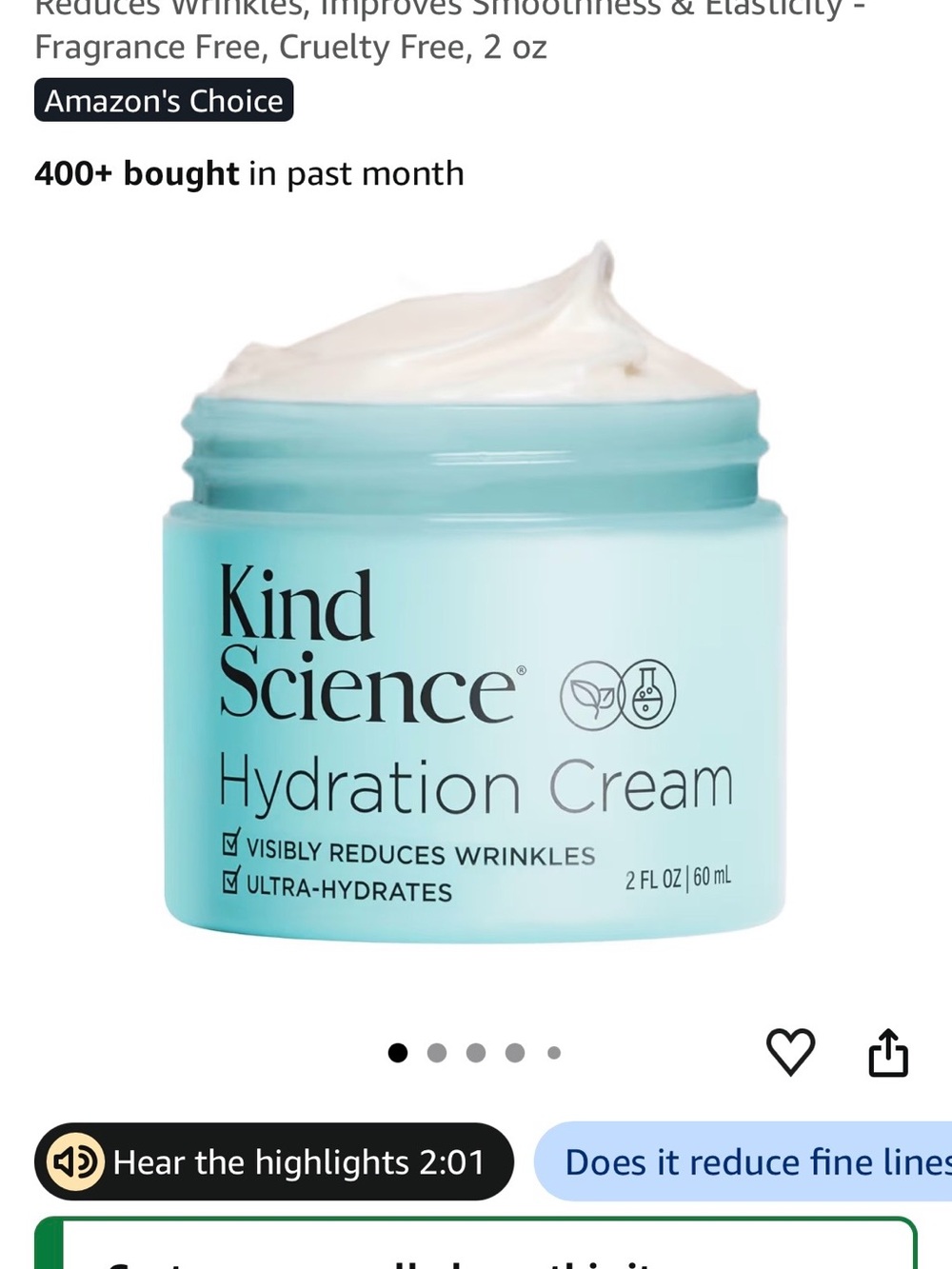 Hydration Cream – Light Aqua Moisturizing Face Cream